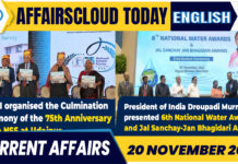 Current Affairs 20 November 2025