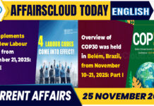 Current Affairs 25 November 2025