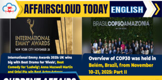 Current Affairs 27 November 2025