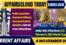 Current Affairs 4 November 2025