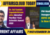 Current Affairs 7 November 2025