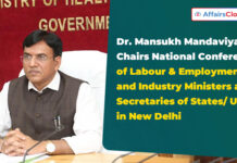 Union Minister Dr. Mansukh Mandaviya Chairs National Conference on Labour & Employment in New Delhi, Delhi