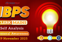 GA Questions asked in IBPS Clerk Mains Exam 2025 – November 29