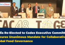India Unanimously Re-elected to Codex Executive Committee