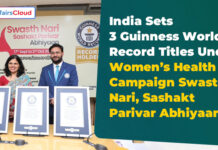 MoHFW Achieved 3 Guinness World Record Titles under Women’s Health Campaign SNSPA