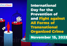 International Day for the Prevention of and Fight Against All Forms of Transnational Organized Crime 2025 – November 15