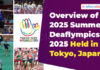 Overview of 25th Summer Deaflympics 2025 held in Tokyo, Japan
