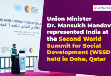 Union Minister Dr. Mansukh Mandaviya Led Indian Delegation at WSSD-2 Held in Doha, Qatar