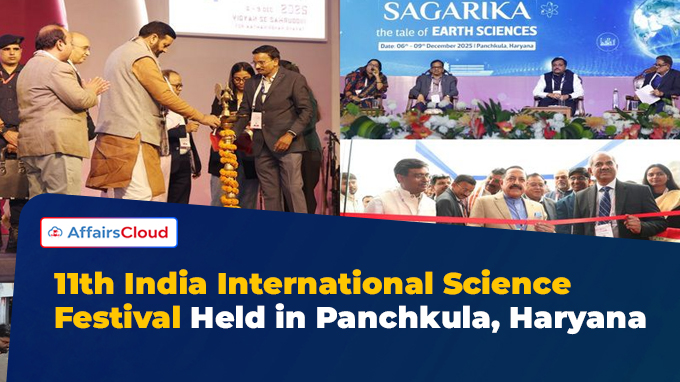11th India International Science Festival Held in Panchkula, Haryana
