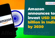 Amazon Announced to Invest USD 35 billion in India by 2030
