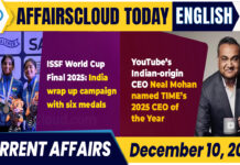 Current Affairs 10 December 2025