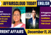 Current Affairs 11 December 2025