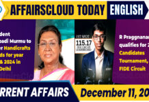 Current Affairs 11 December 2025