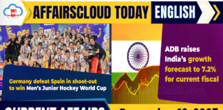 Current Affairs 12 December 2025