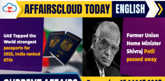 Current Affairs 13, 14 & 15 December 2025