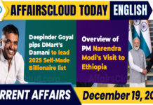 Current Affairs 19 December 2025