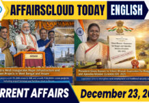 Current Affairs 23 December 2025