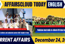 Current Affairs 24 December 2025