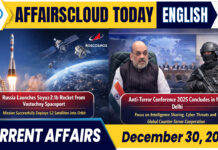 Current Affairs 30 December 2025