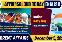Current Affairs 5 December 2025