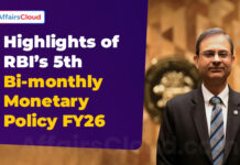 Highlights of RBI’s 5th Bi-monthly Monetary Policy of FY26