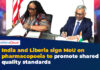 India & Liberia Signs MoU to Strengthen Pharmacopoeia Cooperation