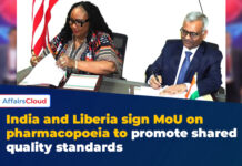 India & Liberia Signs MoU to Strengthen Pharmacopoeia Cooperation