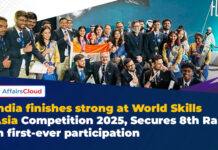 India Finishes 8th at WorldSkills Asia Competition 2025 in Taipei, Taiwan