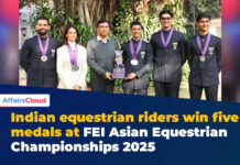 India Wins Five Medals at FEI Asian Equestrian Championships 2025