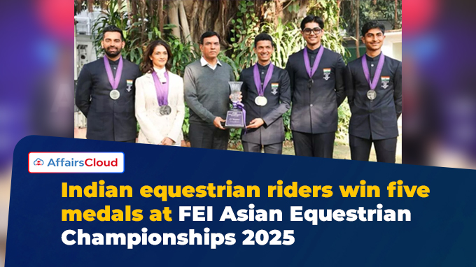 Indian equestrian riders win five medals at FEI Asian Equestrian Championships 2025
