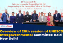 Overview of 20th Session of UNESCO Intergovernmental Committee for Safeguarding of ICH held in New Delhi