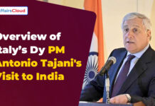 Overview of Italy’s Deputy PM Antonio Tajani’s Visit to India from December 10-12 2025