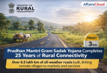 Pradhan Mantri Gram Sadak Yojana Completes 25 Years of Rural Road Development