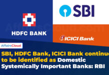 SBI, HDFC Bank, and ICICI Bank Continue to be Identified as D-SIBs: RBI