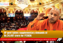 Government of UP Presented Supplementary Demands of Rs 24,497 Crore for FY26
