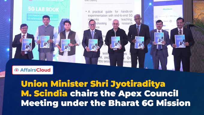 Union Minister Shri Jyotiraditya M. Scindia chairs the Apex Council Meeting under the Bharat 6G Mission