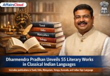 Union Minister Dharmendra Pradhan Releases 55 Literary Works in Classical Indian Languages