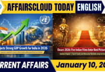 Current Affairs 10 January 2026