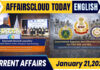 Current Affairs 21 January 2026