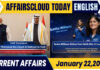 Current Affairs 22 January 2026