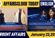 Current Affairs 22 January 2026