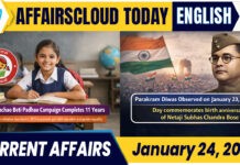 Current Affairs 24 January 2026