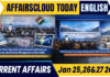 Current Affairs 25, 26 & 27 January 2026