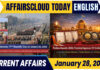Current Affairs 28 January 2026