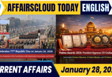 Current Affairs 28 January 2026