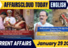 Current Affairs 29 January 2026