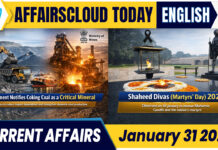 Current Affairs 31 January 2026