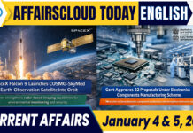 Current Affairs 4 & 5 January 2026
