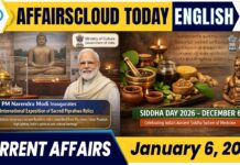 Current Affairs 6 January 2026