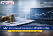 MoSPI: India’s Unemployment Rate Remains Stable at 4.8% in December 2025